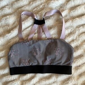 Victoria's Secret Black and White Striped Bra